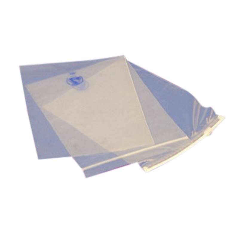 ZIP CLOSE 142 CLR A/S BG 6X8 W/HOT STAMP, 100/PK